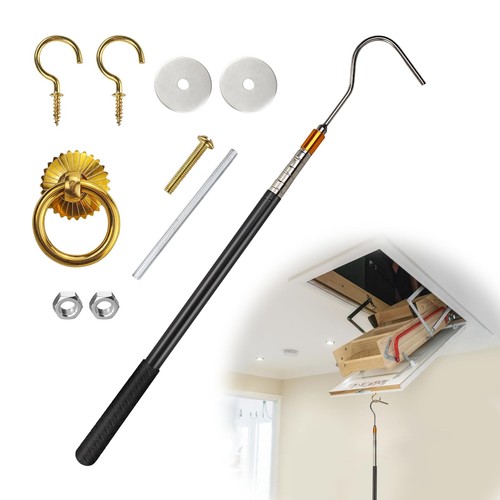 Telescopic attic ladder pull - telescopic,